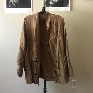 Free People Tan Blazer (missing a button)